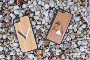 Real Marble&Wood Phone case - Arrowhead